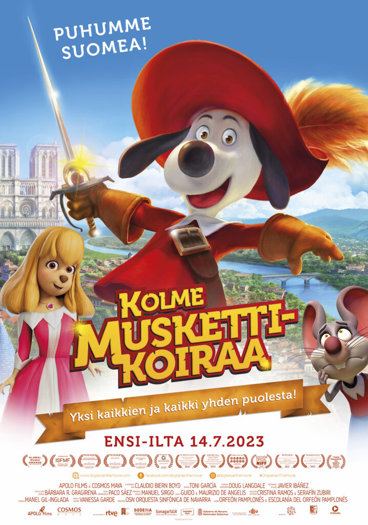 Kolme muskettikoiraa